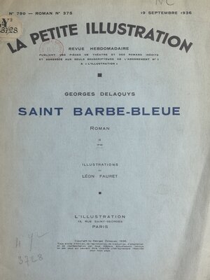 cover image of Saint Barbe-Bleue